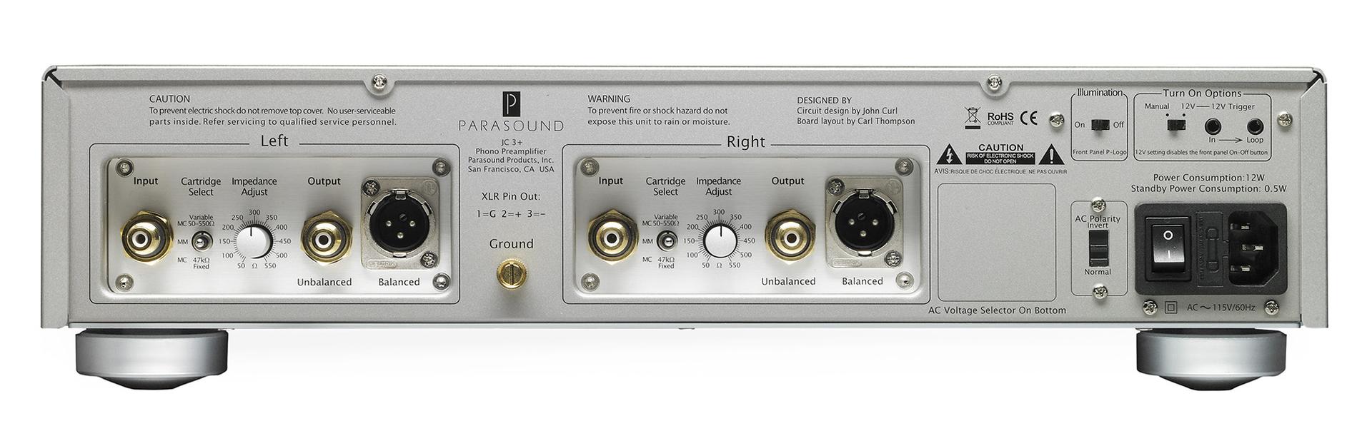 Parasound JC 3+ Phono Preamp The Absolute Sound